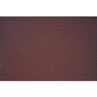 KIBRI 34122 H0 Backsteinmauerplatte, L 20 x B 12 cm von Kibri