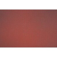 KIBRI 34147 H0 Backstein-Kreuzverbund-Platte, L 20 x B 12 cm von Kibri