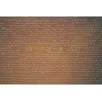 KIBRI 37960 N Mauerplatte mit Abdecksteinen unregelmäßig, 20 x 12 cm von Kibri
