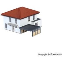 KIBRI 38336 H0 Kubushaus Mia mit Carport - Polyplate Bausatz von Kibri