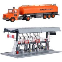 KIBRI 39834 H0 MIRO Abfüllstation mit SCANIA Tankwagen von Kibri