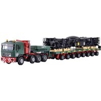 Kibri 13601 H0 LKW Modell MAN SK mit Scheuerle Plattformwagen mit Schienenkran-Unterteil Kibri 13601 H0 LKW Modell MAN SK mit Scheuerle Plattformwagen mit Schienenkran-Unterteil von Kibri