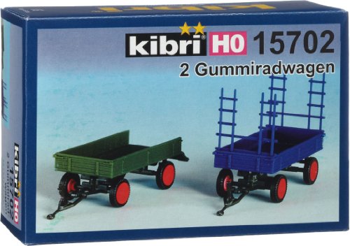 Kibri 15702 - H0 Gummiradwagen 2 Stück Fendt Kibri 15702 - H0 Gummiradwagen 2 Stück Fendt von Kibri