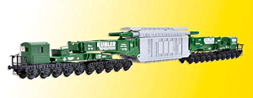 Kibri 16500" H0 Schienentiefladewagen Man Uaai 687.9 mit Transformator Spedition KÜBLER Fahrzeug von Kibri