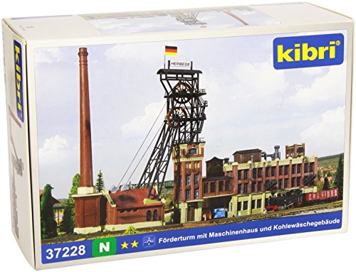Kibri 37228 - N Förderturm mit Maschinenhaus und Kohlewäschegebäude von Kibri