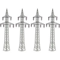 Kibri 38533 H0 Deko-Set Strommasten, 4er von Kibri