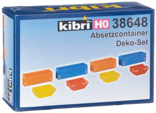 Kibri 38648 - H0 Ausgestaltungsset Absetzcontainer von Kibri