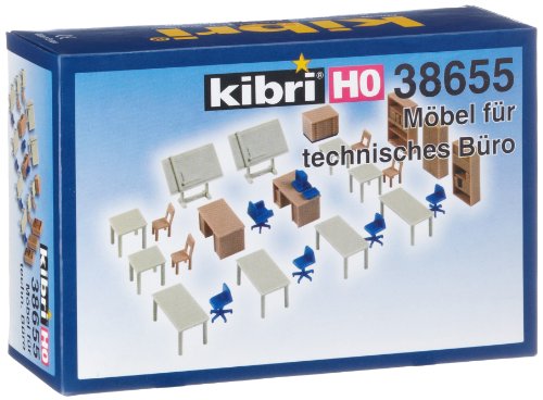 Kibri 38655 - H0 Möbel für technisches Büro von Kibri