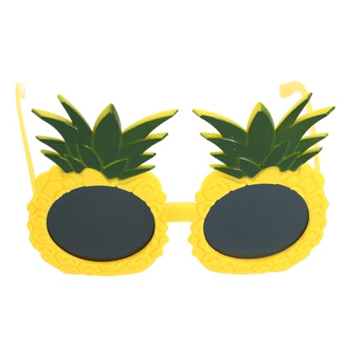 Kichvoe 1 Paar Hawaiian Sonnenbrille im Ananas Design Lustige Partybrille für Sommerfeiern Strand und Luau Leicht und Robust aus Plastik für Besondere Anlässe Kichvoe 1 Paar Hawaiian Sonnenbrille im Ananas Design Lustige Partybrille für Sommerfeiern Strand und Luau Leicht und Robust aus Plastik für Besondere Anlässe von Kichvoe
