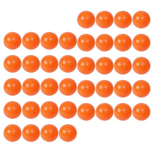 Kichvoe 100 Stück 3 cm Große Kugeln Aus Kunststoff Hohle Bingo-Bälle Tombola-Zeichnungsbälle Zu Öffnende Runde Kapseln Spielbälle Requisiten Tischtennisbälle Für Party Orange von Kichvoe