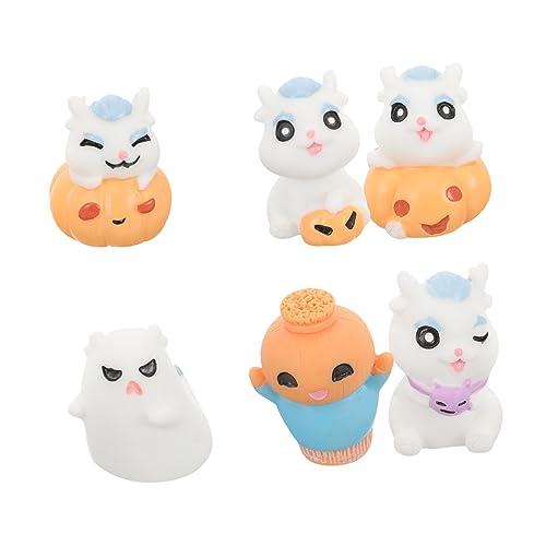 Kichvoe 6Stücke Teiliges Halloween Feengarten DIY für Mikrolandschaftsornamente Lustige Halloween Dekoration für Puppenhäuser Partys und Festivals Kichvoe 6Stücke Teiliges Halloween Feengarten DIY für Mikrolandschaftsornamente Lustige Halloween Dekoration für Puppenhäuser Partys und Festivals von Kichvoe