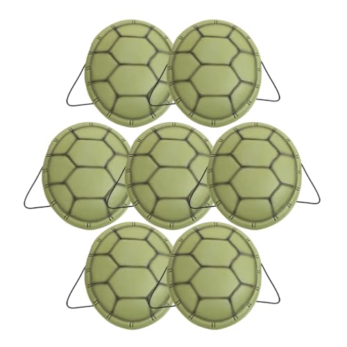 Kichvoe 7-Teiliges Eva-Schildkrötenpanzer-Kostüm Mit Verstellbaren Trägern Panzer-Requisiten Für Kinder Halloween-Ankleideparty Cosplay-Zubehör 44 8 X 34 4 X 7 cm Kichvoe 7-Teiliges Eva-Schildkrötenpanzer-Kostüm Mit Verstellbaren Trägern Panzer-Requisiten Für Kinder Halloween-Ankleideparty Cosplay-Zubehör 44 8 X 34 4 X 7 cm von Kichvoe