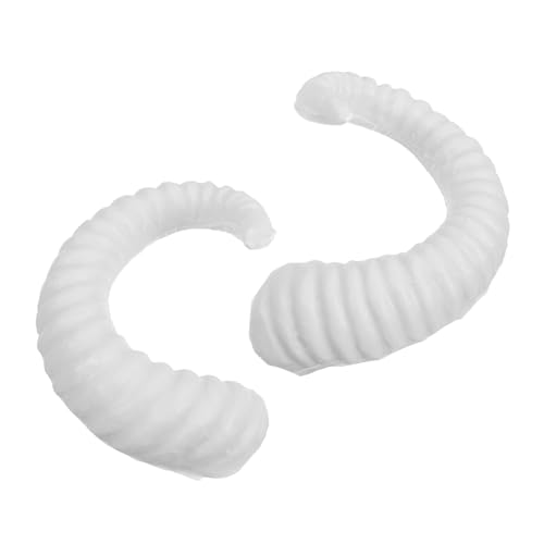 Kichvoe Halloween Stirnband mit Weißen Schafshörnern Leichtes Diy Haar Party Accessoire aus Sicherem für Cosplay Herbstfest und Halloween Dekoration Kichvoe Halloween Stirnband mit Weißen Schafshörnern Leichtes Diy Haar Party Accessoire aus Sicherem für Cosplay Herbstfest und Halloween Dekoration von Kichvoe