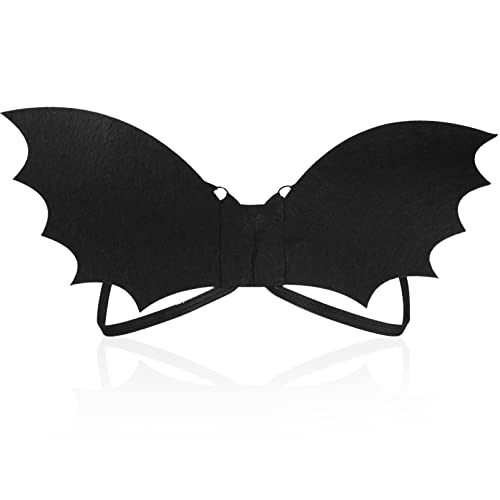 Kichvoe Kinder Halloween Cosplay Kostüm Zubehör, schwarze EVA-Flügel, 48 x 22 cm, Bühnenrequisiten für Jungen und Mädchen Kichvoe Kinder Halloween Cosplay Kostüm Zubehör, schwarze EVA-Flügel, 48 x 22 cm, Bühnenrequisiten für Jungen und Mädchen von Kichvoe