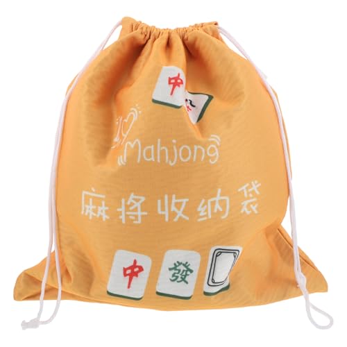 Kichvoe Mahjong-Rack-Tasche: Wiederverwendbare Mahjong-Aufbewahrungstasche mit Kordelzug – Organizer-Tasche aus Stoff – Tragbarer Halter für Brettspielsteine Kichvoe Mahjong-Rack-Tasche: Wiederverwendbare Mahjong-Aufbewahrungstasche mit Kordelzug – Organizer-Tasche aus Stoff – Tragbarer Halter für Brettspielsteine von Kichvoe