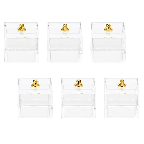 Kichvoe 10 Stück Schachtel Schaukasten für Puppenstuben Puppenhaus-Miniatur-Ornament Cupcake-Ständer aus Kunststoff Spielzeug für Kinder kinderspielzeug Puppenzubehör Kuchenschachteln Glas Kichvoe 10 Stück Schachtel Schaukasten für Puppenstuben Puppenhaus-Miniatur-Ornament Cupcake-Ständer aus Kunststoff Spielzeug für Kinder kinderspielzeug Puppenzubehör Kuchenschachteln Glas von Kichvoe