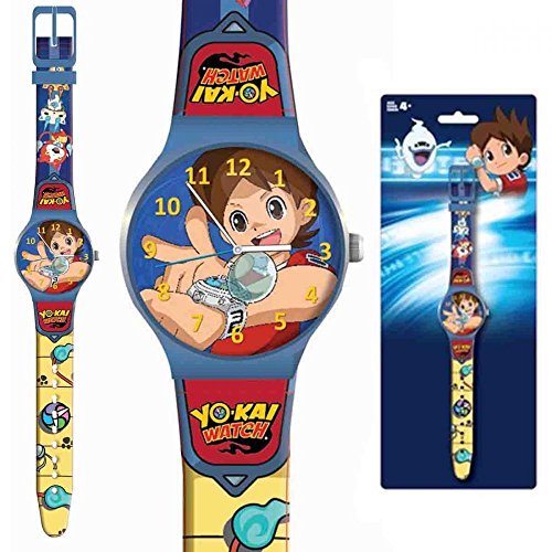 Kid Licensing - Analoge Armbanduhr, Sortiert Yo-Kai Watch, Lernen, Farbe (Mehrfarbig) (YK17001) von Kid Licensing