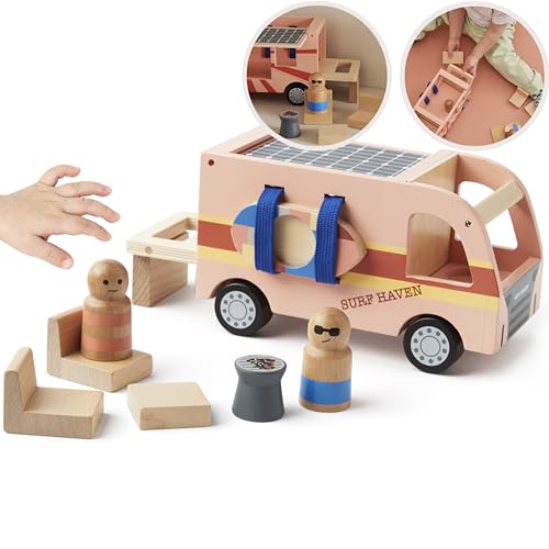 Kid’s Concept Auto Spielzeug 2 Jahre - Auto Kinder Holzspielzeug ab 1 Jahr - Holzspielzeug 2 Jahre Holzspielzeug ab 3 Jahre - Geschenk Mädchen 2 Jahre - Kinderspielzeug ab 2 Jahre von Kid’s Concept