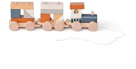 Kid's Concept Bauklötze-Zug, Braun, Babyspielzeug Kid's Concept Bauklötze-Zug, Braun, Babyspielzeug von Kid's Concept