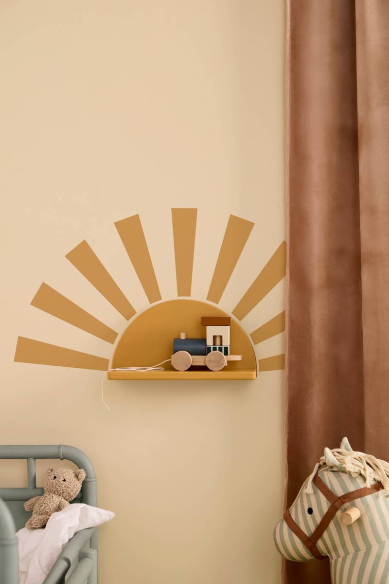 Kid's Concept STAR Regal Kreis inkl Aufkleber, Senf von Kid's Concept
