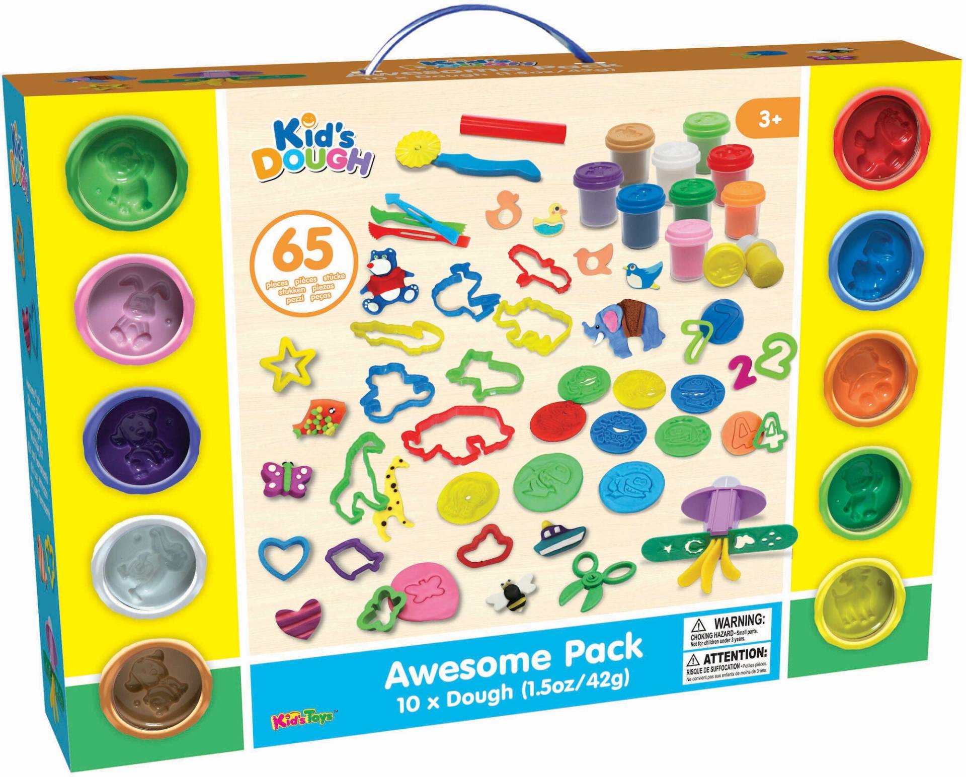 Kid's Dough Knete Awesome Pack 65er-Pack von Kid's Dough