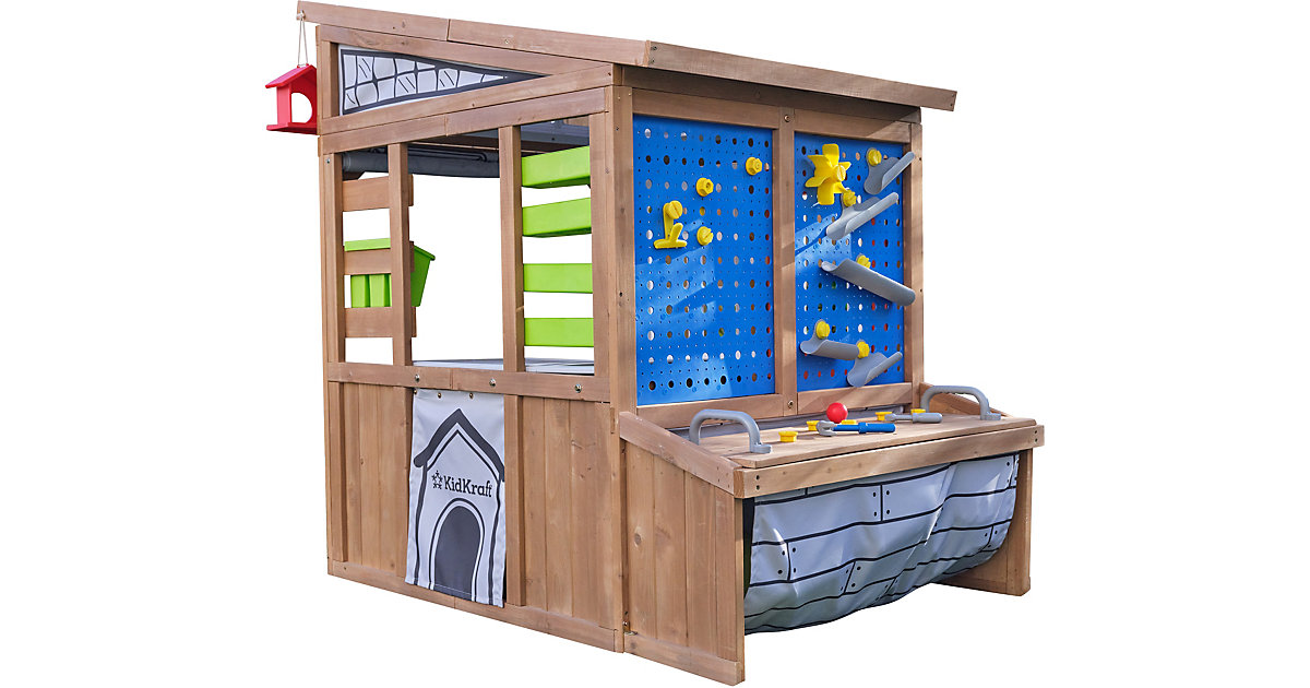 Hobby Workshop Spielhaus aus Holz mehrfarbig Hobby Workshop Spielhaus aus Holz mehrfarbig von KidKraft