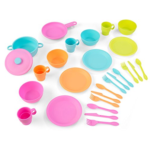 KidKraft 27-teiliges Neon Geschirrset für Kinderküche, Spielküche Zubehör, Kochgeschirr Spielzeug für Kinder ab 3 Jahre, 63319 KidKraft 27-teiliges Neon Geschirrset für Kinderküche, Spielküche Zubehör, Kochgeschirr Spielzeug für Kinder ab 3 Jahre, 63319 von KidKraft