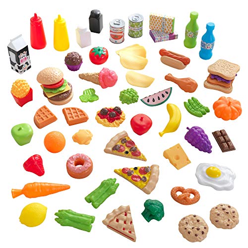 KidKraft 65-teiliges Spielzeug-Lebensmittel Spielset für Kinderküche, Spielküche Zubehör, Spielzeug für Kinder ab 3 Jahre, 63510 KidKraft 65-teiliges Spielzeug-Lebensmittel Spielset für Kinderküche, Spielküche Zubehör, Spielzeug für Kinder ab 3 Jahre, 63510 von KidKraft