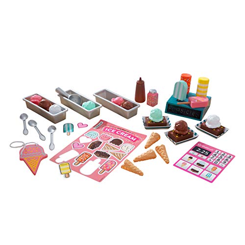 KidKraft Eisdielen Spielset mit Eistüten, Brownies und Magneten für die Kinderküche, Spielzeuglebensmitteln für Kinder, Spielküche Zubehör, Spielzeug für Kinder ab 3 Jahre, 53539 KidKraft Eisdielen Spielset mit Eistüten, Brownies und Magneten für die Kinderküche, Spielzeuglebensmitteln für Kinder, Spielküche Zubehör, Spielzeug für Kinder ab 3 Jahre, 53539 von KidKraft