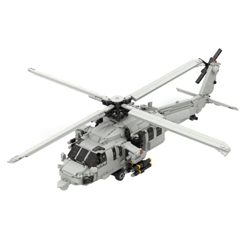 Kidaromo HH-60G Hubschrauber Bausteine Modellbausatz, Militär Helikopter MOC Flugzeug Bausteintechnik, Militär-Nutzhubschrauber Konstruktionsspielzeug, Geschenk für Militärfans, 1579 Teile Kidaromo HH-60G Hubschrauber Bausteine Modellbausatz, Militär Helikopter MOC Flugzeug Bausteintechnik, Militär-Nutzhubschrauber Konstruktionsspielzeug, Geschenk für Militärfans, 1579 Teile von Kidaromo
