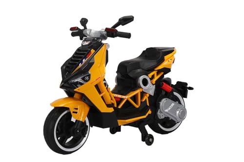 Elektro Kinder Motorrad Fashion Citywalker V6 2X 20W 12V/4.5Ah, Farbe:Gelb Elektro Kinder Motorrad Fashion Citywalker V6 2X 20W 12V/4.5Ah, Farbe:Gelb von Kidcars