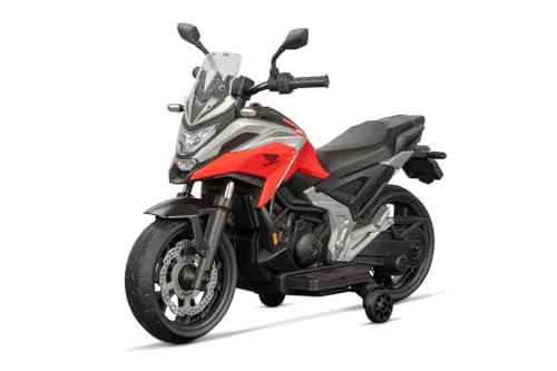 Elektro Kinder Motorrad Honda NC750X mit Lizenz 2X 25W 12V/4.5Ah, Farbe:Rot Elektro Kinder Motorrad Honda NC750X mit Lizenz 2X 25W 12V/4.5Ah, Farbe:Rot von Kidcars
