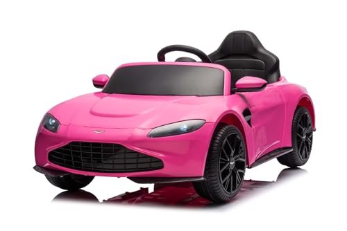 Elektro Kinderauto Aston Martin Vantage mit Lizenz Allrad 2x35W 12V/7Ah, Farbe:Pink Elektro Kinderauto Aston Martin Vantage mit Lizenz Allrad 2x35W 12V/7Ah, Farbe:Pink von Kidcars