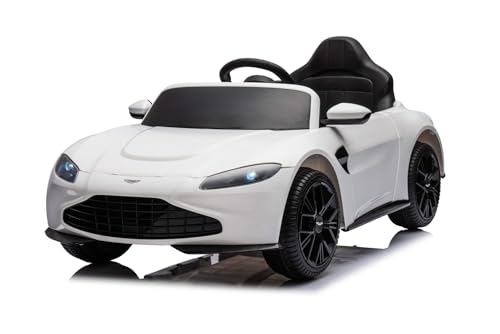 Elektro Kinderauto Aston Martin Vantage mit Lizenz Allrad 2x35W 12V/7Ah, Farbe:Weiss Elektro Kinderauto Aston Martin Vantage mit Lizenz Allrad 2x35W 12V/7Ah, Farbe:Weiss von Kidcars