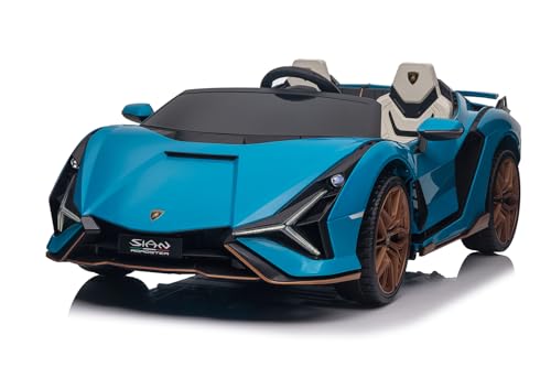 Elektro Kinderauto Lamborghini SIAN mit Lizenz Allrad 4x75W 24V/9Ah, Farbe:Blau Elektro Kinderauto Lamborghini SIAN mit Lizenz Allrad 4x75W 24V/9Ah, Farbe:Blau von Kidcars