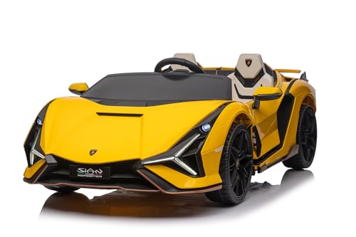 Elektro Kinderauto Lamborghini SIAN mit Lizenz Allrad 4x75W 24V/9Ah, Farbe:Gelb Elektro Kinderauto Lamborghini SIAN mit Lizenz Allrad 4x75W 24V/9Ah, Farbe:Gelb von Kidcars