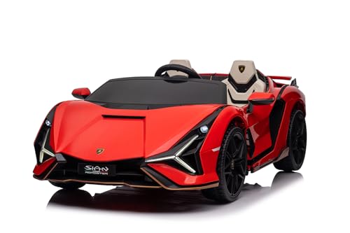 Elektro Kinderauto Lamborghini SIAN mit Lizenz Allrad 4x75W 24V/9Ah, Farbe:Rot Elektro Kinderauto Lamborghini SIAN mit Lizenz Allrad 4x75W 24V/9Ah, Farbe:Rot von Kidcars