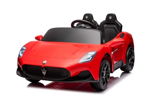 Elektro Kinderauto Maserati MC20 Supercar Allrad mit Lizenz 4x35W 12V/7Ah, Farbe:Rot Elektro Kinderauto Maserati MC20 Supercar Allrad mit Lizenz 4x35W 12V/7Ah, Farbe:Rot von Kidcars