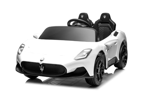 Elektro Kinderauto Maserati MC20 Supercar Allrad mit Lizenz 4x35W 12V/7Ah, Farbe:Weiss Elektro Kinderauto Maserati MC20 Supercar Allrad mit Lizenz 4x35W 12V/7Ah, Farbe:Weiss von Kidcars