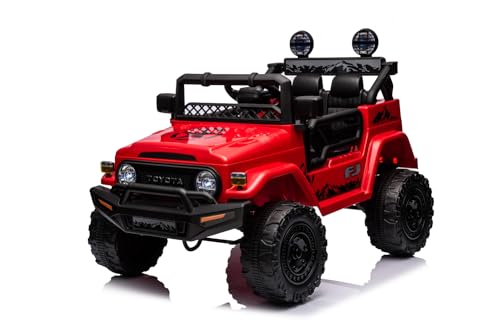 Elektro Kinderauto Toyota FJ mit Lizenz Allrad 4x25W 12V/4.5Ah, Farbe:Rot Elektro Kinderauto Toyota FJ mit Lizenz Allrad 4x25W 12V/4.5Ah, Farbe:Rot von Kidcars