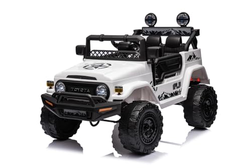 Elektro Kinderauto Toyota FJ mit Lizenz Allrad 4x25W 12V/4.5Ah, Farbe:Weiss Elektro Kinderauto Toyota FJ mit Lizenz Allrad 4x25W 12V/4.5Ah, Farbe:Weiss von Kidcars
