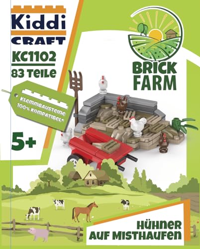 Kiddicraft KC1102 Misthaufen mit Hühnern von KIDDICRAFT