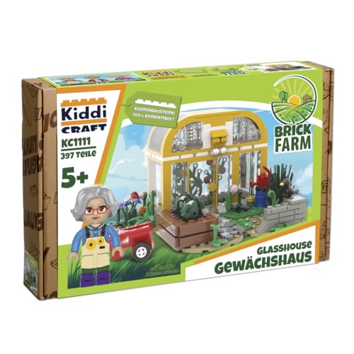 KIDDICRAFT KC1111 Gewächshaus - Klemmbausteine von KIDDICRAFT