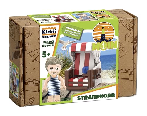 KIDDICRAFT KC1303 Strandkorb - Klemmbausteine Set Moin, maritim von KIDDICRAFT