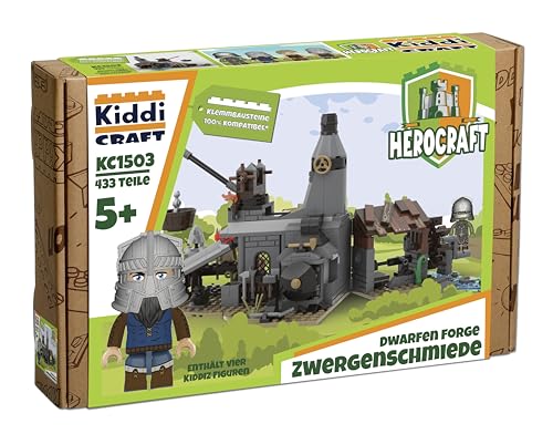 KIDDICRAFT KC1503 Zwergenschmiede - Klemmbausteine von KIDDICRAFT