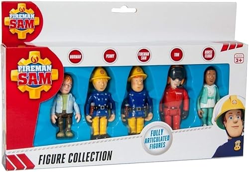 Kiddimax Feuerwehrmann-Figuren-Kollektion, 5 voll bewegliche Charaktere, ab 3 Jahren Kiddimax Feuerwehrmann-Figuren-Kollektion, 5 voll bewegliche Charaktere, ab 3 Jahren von Kiddimax