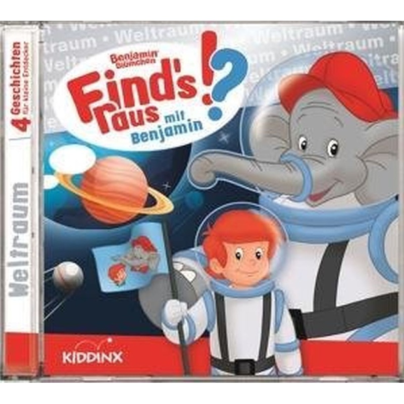 Finds raus mit Benjamin - Weltraum,1 Audio-CD von Kiddinx Media