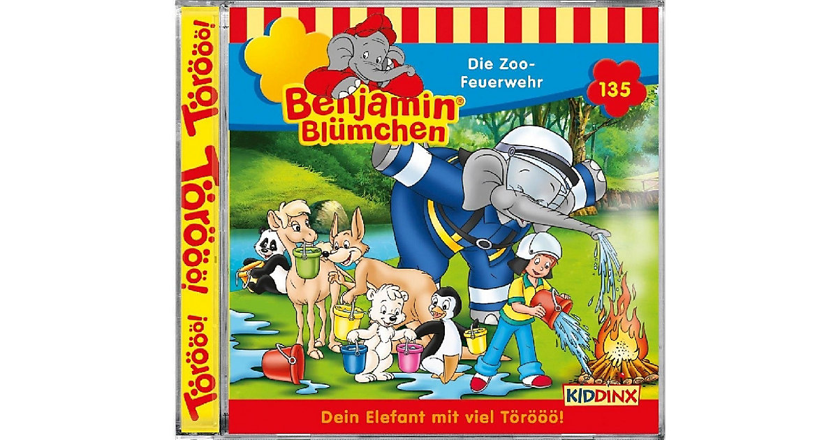 CD Benjamin Blümchen 135 - Die Zoo-Feuerwehr Hörbuch CD Benjamin Blümchen 135 - Die Zoo-Feuerwehr Hörbuch von Kiddinx