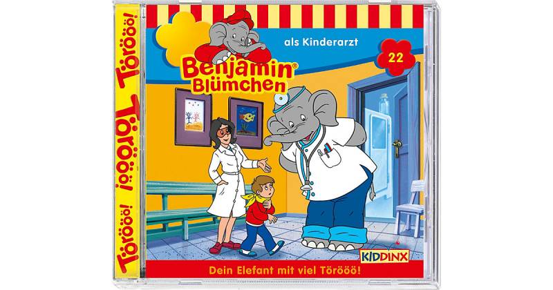 CD Benjamin Blümchen 22 - als Kinderarzt Hörbuch von Kiddinx