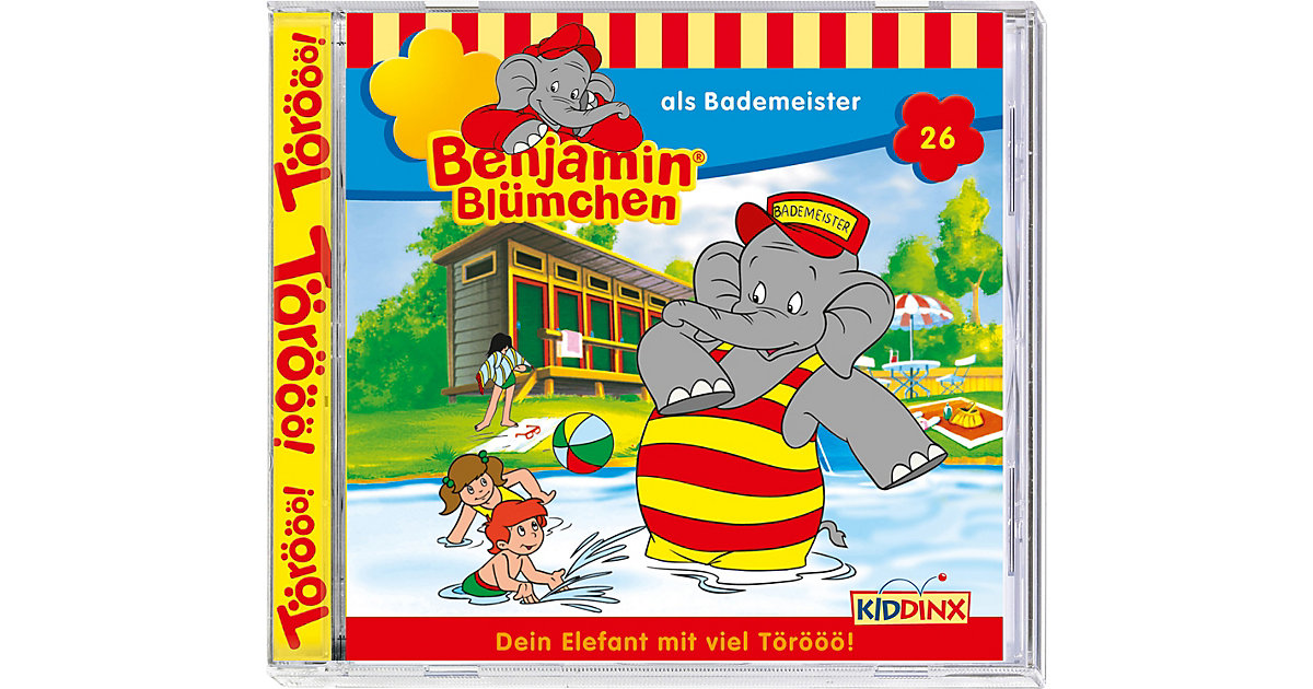 CD Benjamin Blümchen 26 - als Bademeister Hörbuch CD Benjamin Blümchen 26 - als Bademeister Hörbuch von Kiddinx